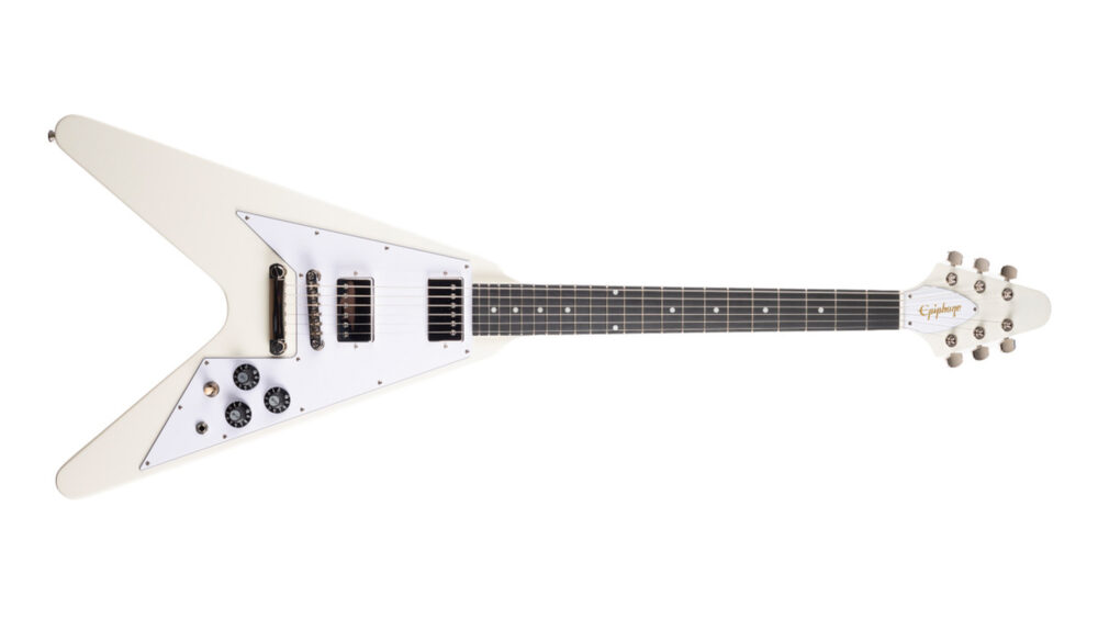 Guitarra Epiphone Flying V 70s Classic White | Royal Music