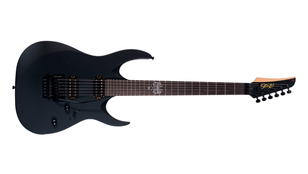 ギター ITAMI Guitarra Seizi Katana Akuma HH Floyd Rose – Black Satin – Seizi